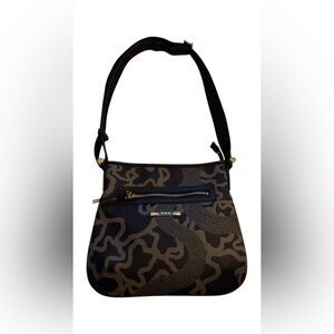 Tous Black and Taupe Shoulder Crossbody Bag